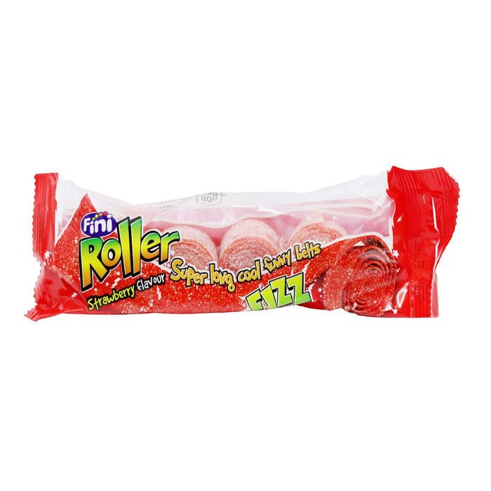 Fini Strawberry Roller Fizz 4 Pack 80g (Box of 16)