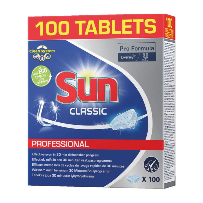 Sun Professional Classic Dishwasher Tablets 100's