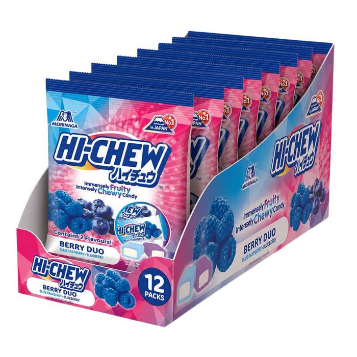 Hi-Chew Berry Mix Bag, Blue Raspberry & Blueberry (12 x 80g)