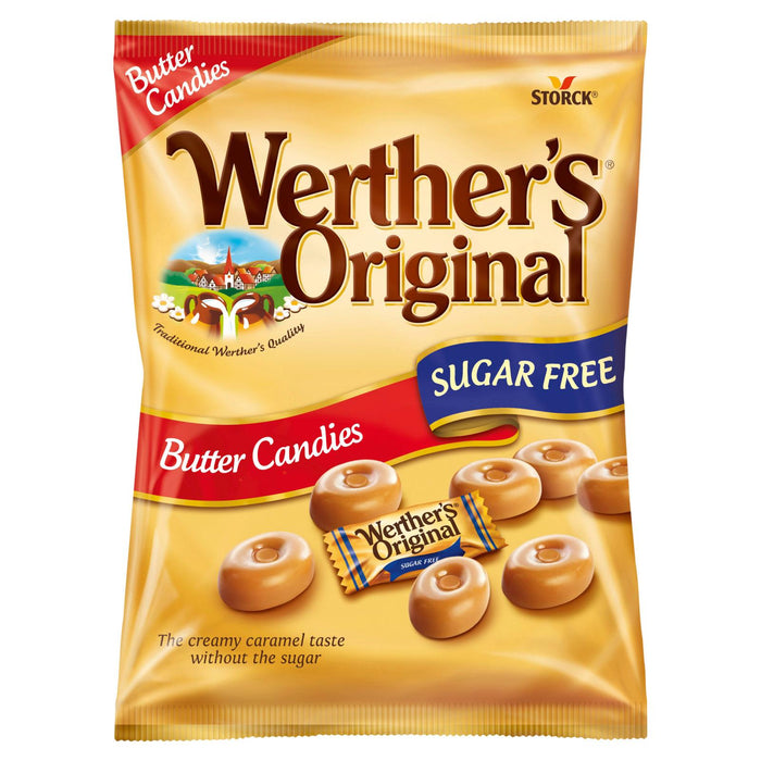 Werther's Original Sugar Free Butter Candies 80g (Box of 18)