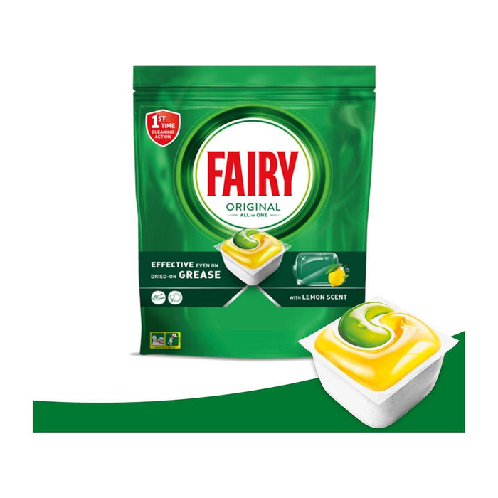 Fairy Original Dishwasher Detergent in Caps, Pack of 60