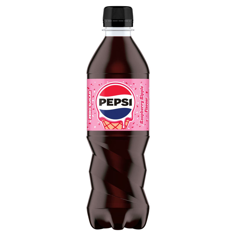 Pepsi Raspberry Ripple Flavour Zero Sugar Bottle (12 x 500ml) - image 2