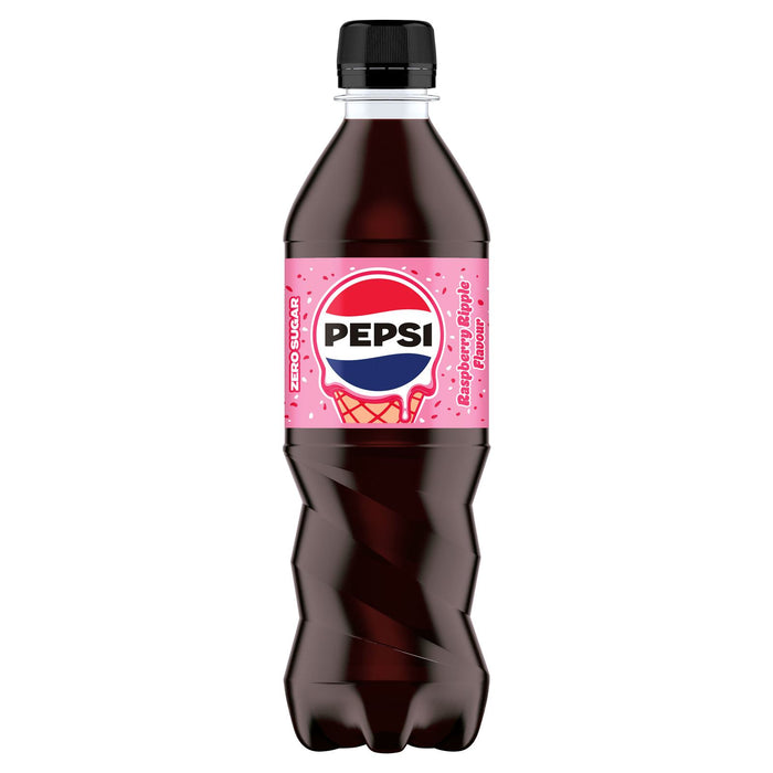 Pepsi Rasberry Ripple Flavour Zero Sugar Bottle (12 x 500ml)