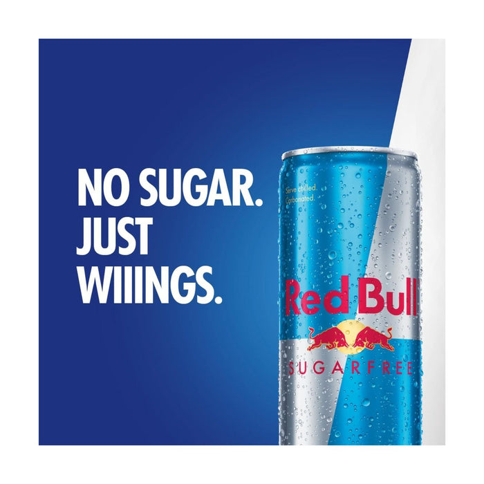 24x Red Bull Energy Drink Sugar Free 250ml