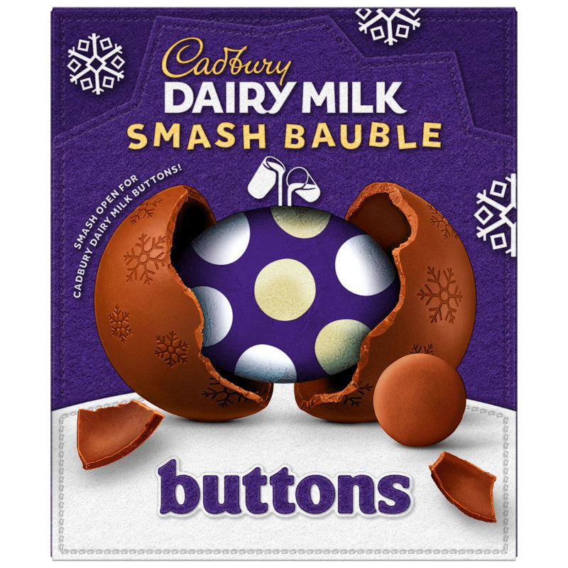 Cadbury Dairy Milk Chocolate Smash Bauble Buttons (9 x 90g) - image 2
