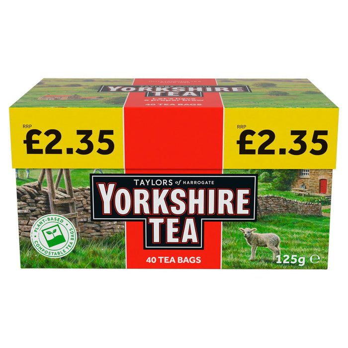 Yorkshire Tea 40s - 5 Boxes of 40 Tea Bags