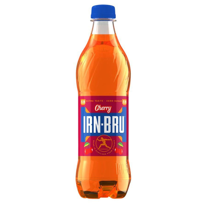 Barr Irn-Bru Cherry Zero Sugar Soft Drink (12 x 500ml)