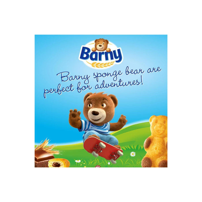7 x Barny Milk Soft Baked Beans Kids Sponge Bear 5 Packs 125Gm