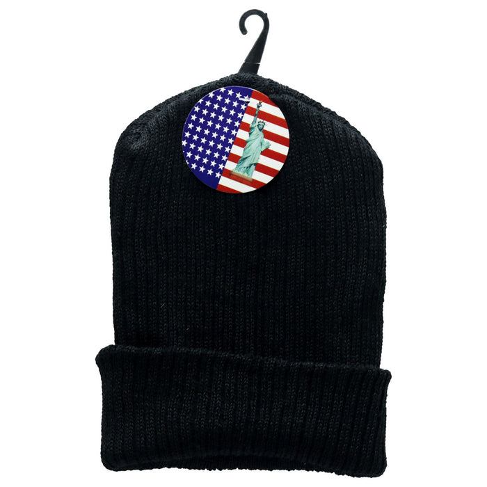 Black Beanie Hat - Unisex