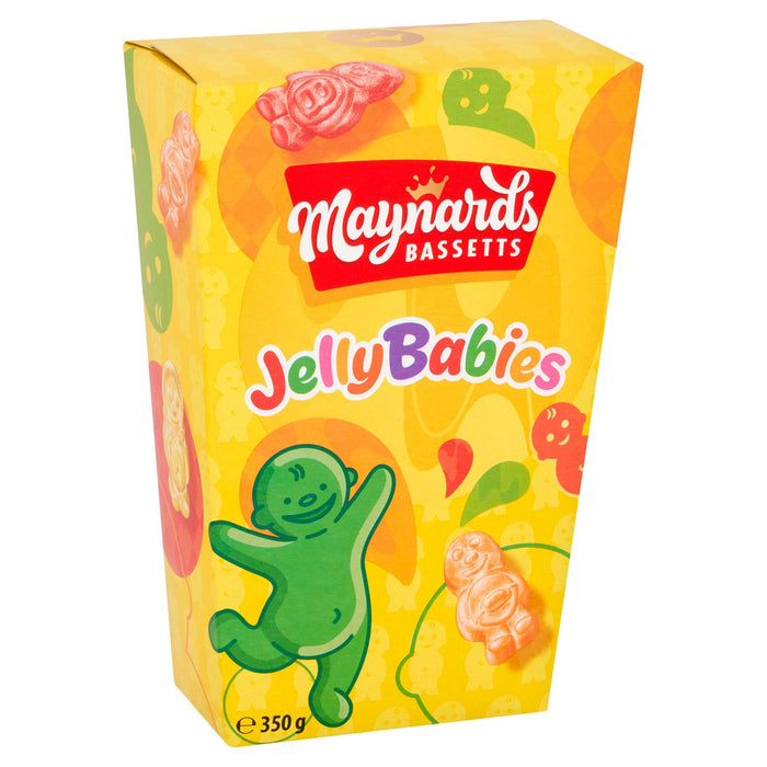 Maynards Bassetts Jelly Babies Sweets Carton 350g (Box of 6)