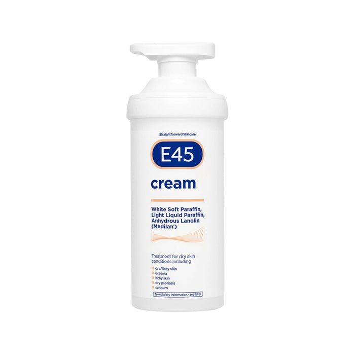 E45 Cream Pump 500 ml
