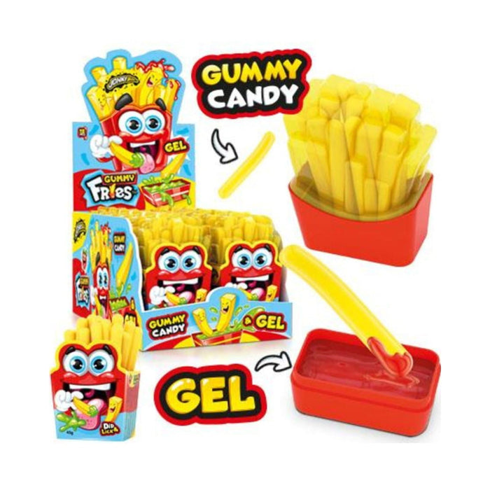 Johny Bee Gummy Fries 45g (Box of 12)