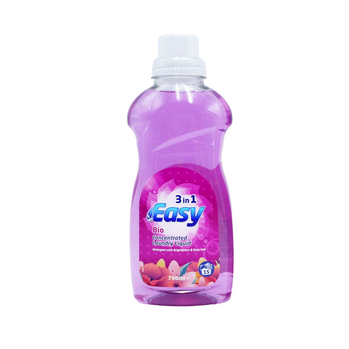 Easy Liquid 3in1 Concentrated Laundry 15 Wash Bio 750 ml.