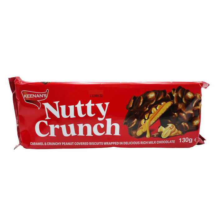 Keenans Nutty Crunch Milk 130 grams (Box of 21)