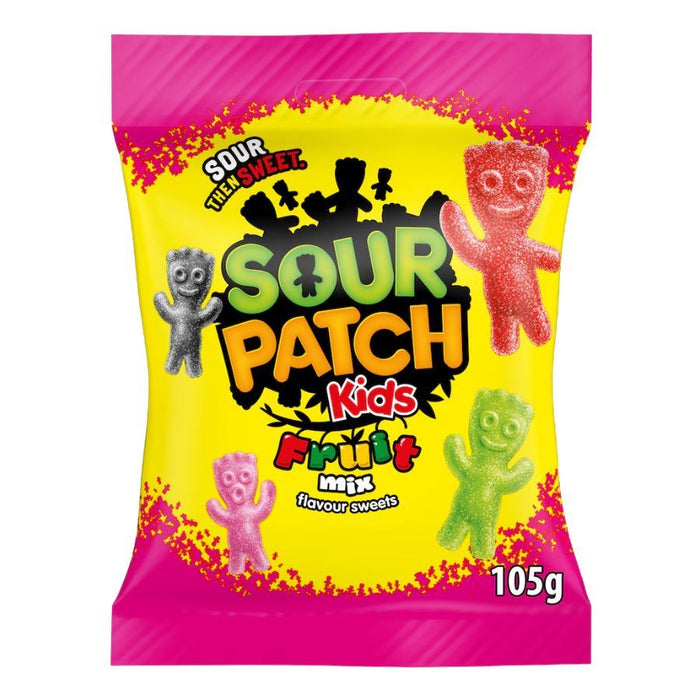 Sour Patch Kids Fruit Mix Flavour Sweets (10 x 105g)