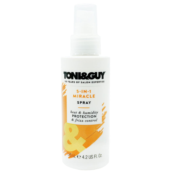 Toni & Guy Heat & Humidity Protection & Frizz Control 5-In-1 Miracle Hair Spray, 125ml