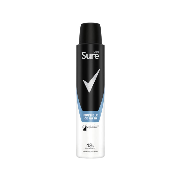 Sure Men Invisible Ice Fresh Anti-Perspirant and odor protection 200 ml
