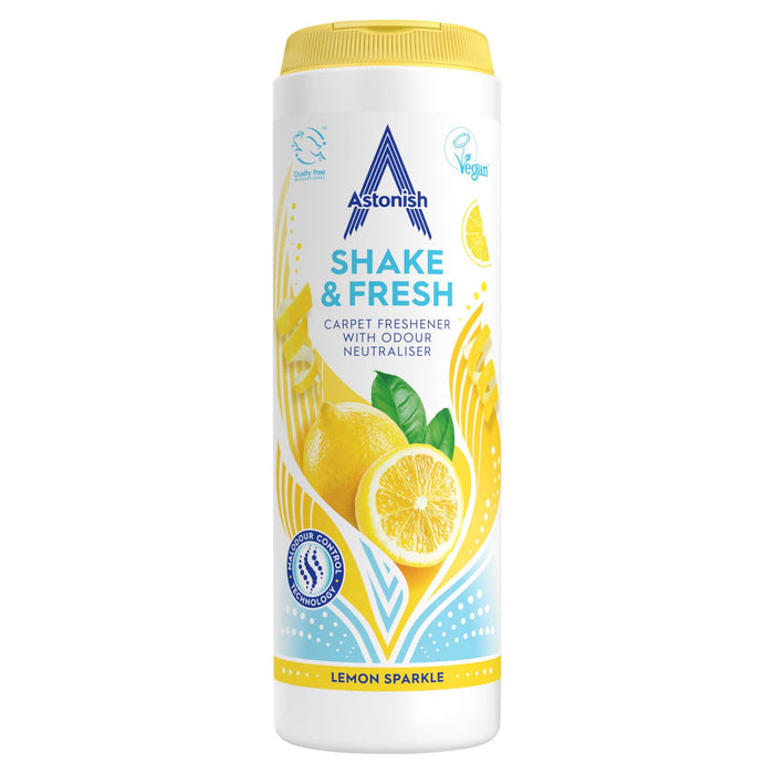 Astonish Shake & Fresh Carpet Freshener Lemon Sparkle 350g
