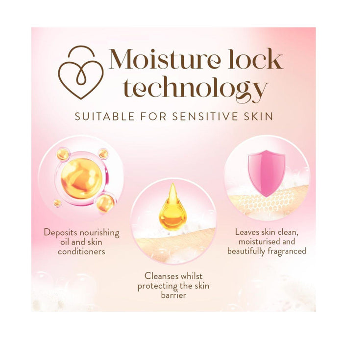 Imperial Leather Ultimate Moisture Cherry Blossom & Almond Oil Foaming Exfoliating Body Scrub, 225ml