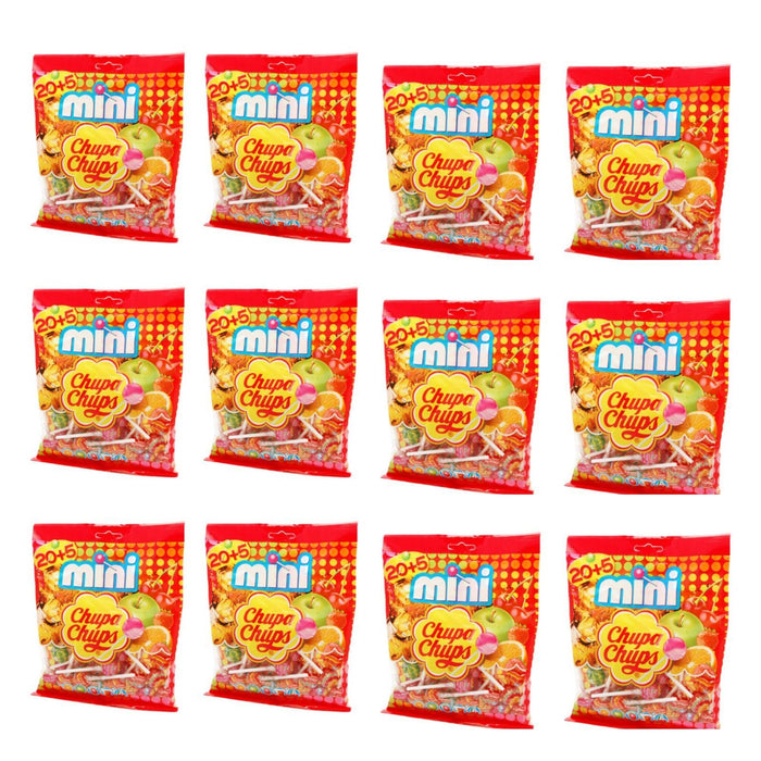 Chupa Chups Mini Lollies Pack of 25 (Box of 24)