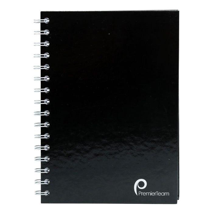 PremierTeam Notebook Hardback Spiral, 140 Page