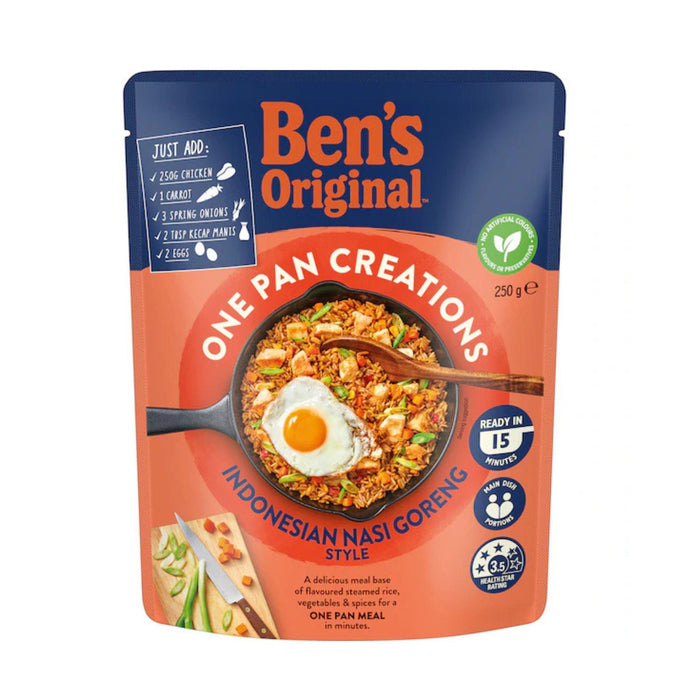 Ben's Original One Pan Creation Indonesian Style Nasi Goreng 250g (Box of 6)