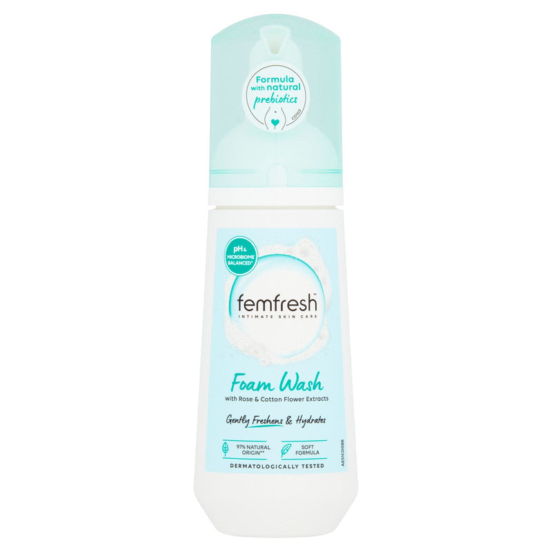 Femfresh Rose & Cotton Flower Extract Feminine Foam Wash (150ml)