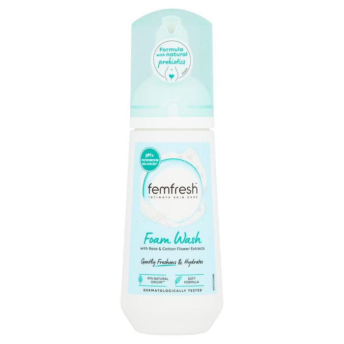 Femfresh Rose & Cotton Flower Extract Feminine Foam Wash (150ml)