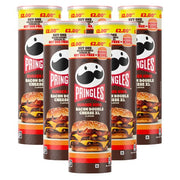 Pringles Burger King Bacon Double Cheese XL Flavour Sharing Crisps (6 x 165g)