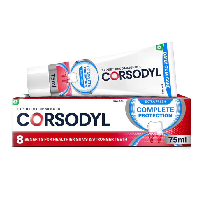 Corsodyl Complete Protection Toothpaste - Extra Fresh 75ml