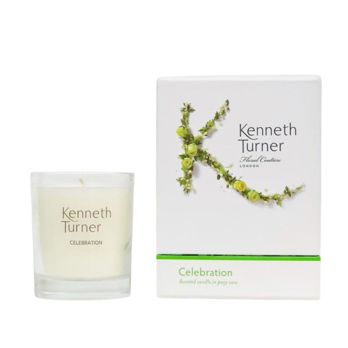 Kenneth Turner Candle in Posy Vase - Celebration 200g