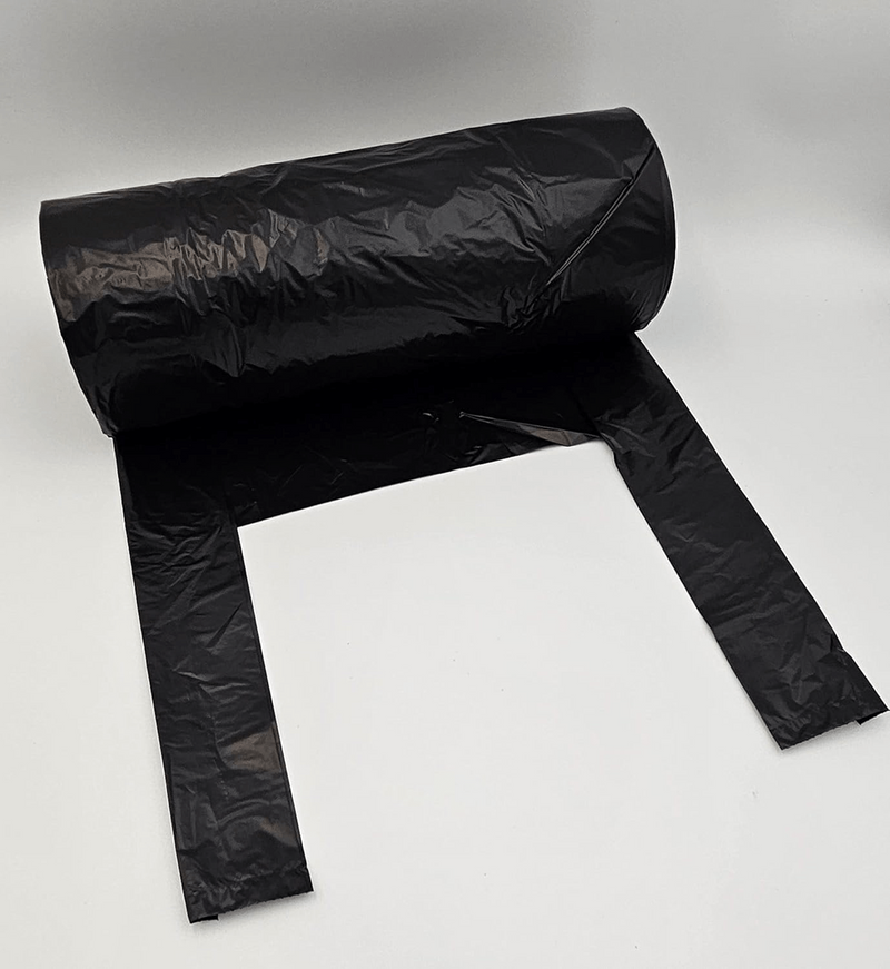 Tidyz Heavy-Duty Black Bin Bags Extra Strong Refuse Sacks with Tie Handles 50 Pack - 50L - image 2