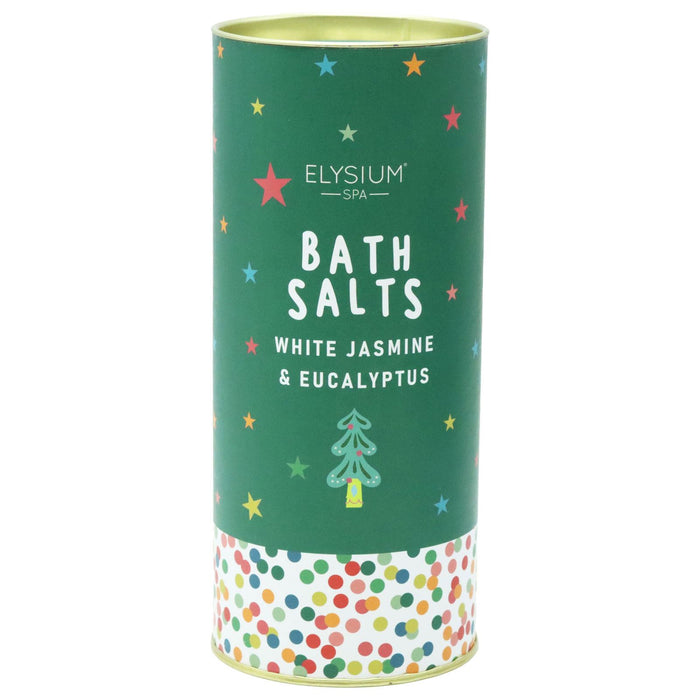 Elysium Spa Bath Salts |  Gifts for Womens | White Jasmine & Eucalyptus, 600g