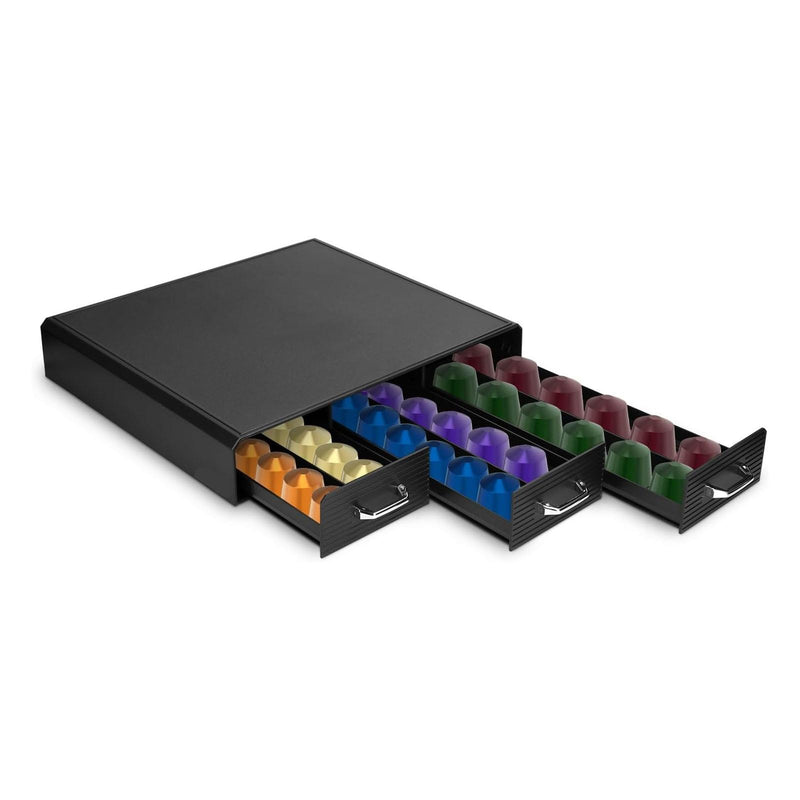 Halter Heat Resistant Coffee Pod Holder with 3 Drawers