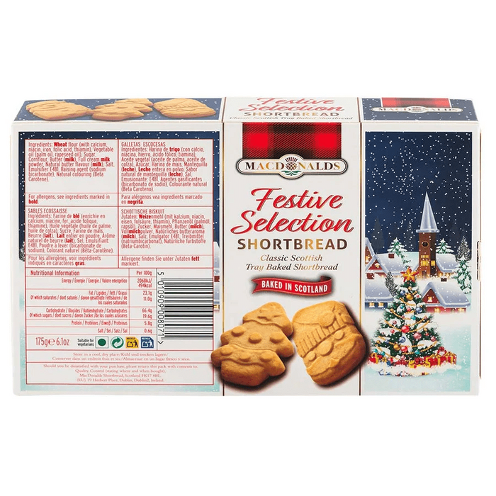 Macdonalds Festive Selection Shortbread (24 x 175g)