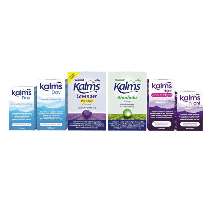 Kalms Day - Traditional Herbal Medicinal Temporary Relief of Symptoms associated with Stress, 96 Tablets