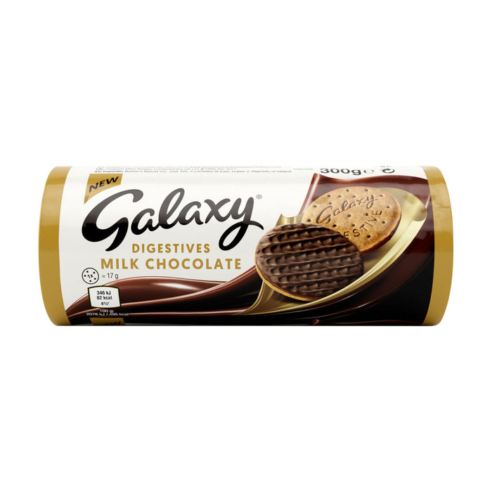 Galaxy Biscuits Milk Chocolate Digestives 300 ml (Box of 21)