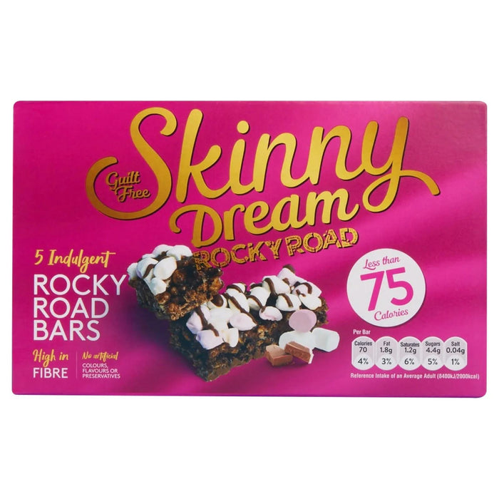 Skinny Dream Rocky Road Bars 5 x 20g (Box of 10)