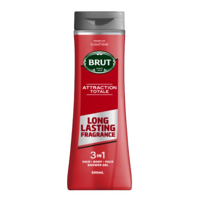 Brut 3-in-1 Shower Gel Attraction Totale (600ml)