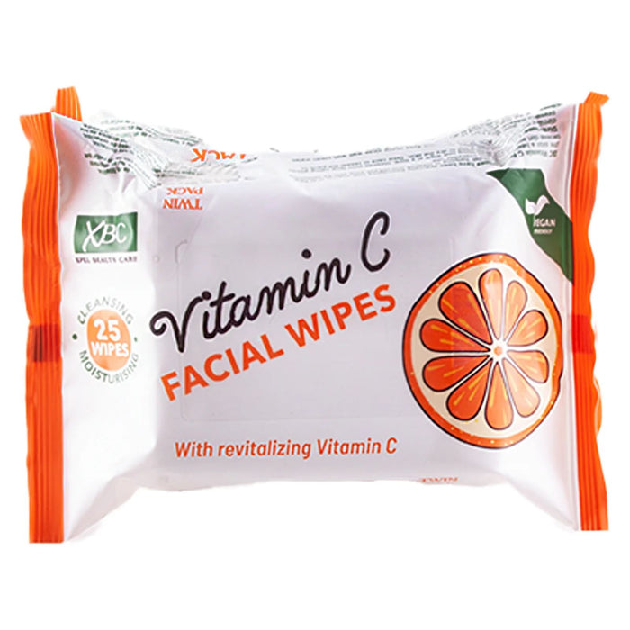 XBC Vitamin C Facial Wipes Twin Pack