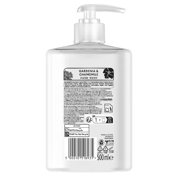 Cussons Collection Gardenia And Chamomile Hand Wash (500ml)