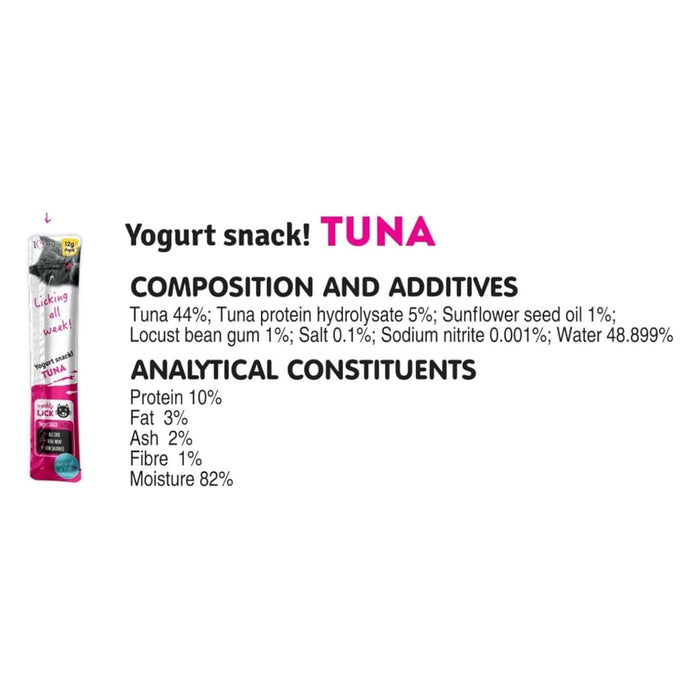 I Love My Pets Cat Yogurt Snack Tuna 7 Pack 84g (Box of 12)