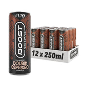 Boost Iced Coffee Double Espresso 250 ml (Box of 12)