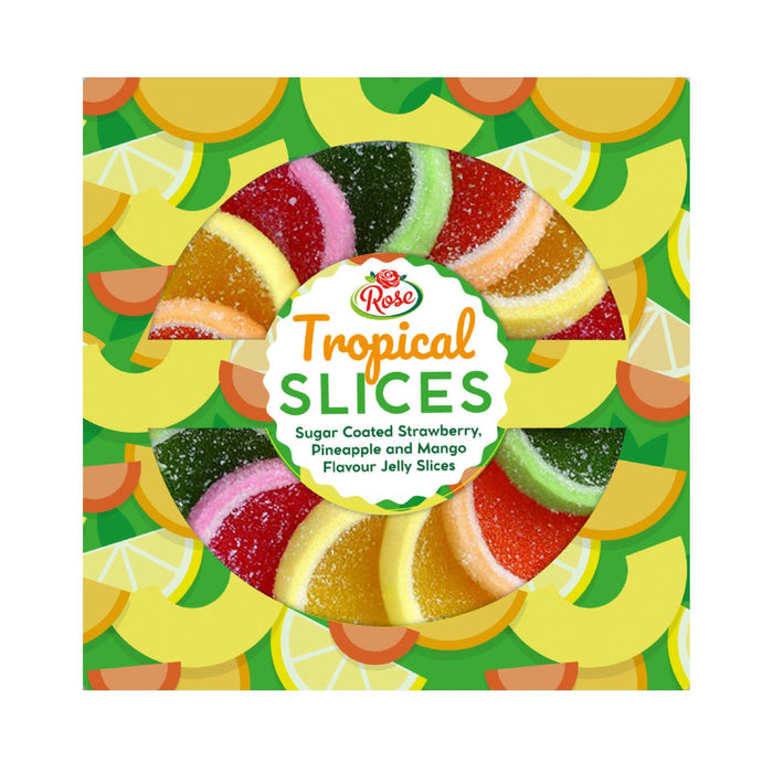 Rose Confectionery Tropical Fruit Flavour Jelly Slices 90g