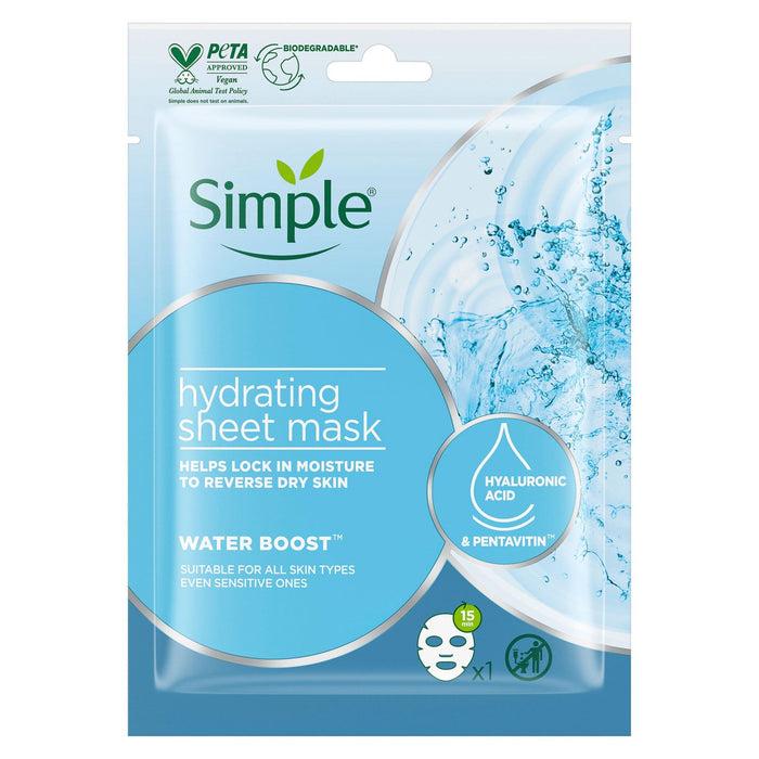 Simple Hydrating Water Boost Sheet Mask