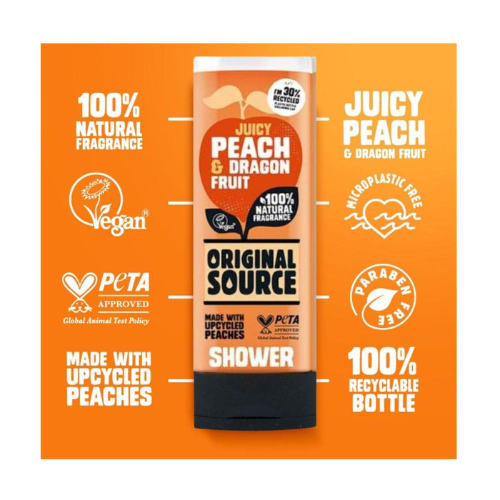 Original Source Juicy Peach & Dragonfruit Shower Gel 400ml