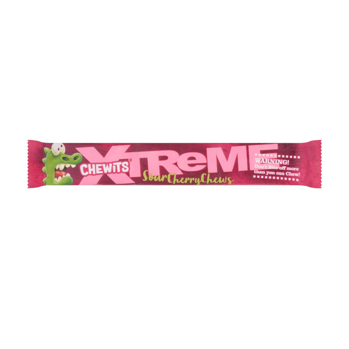 Chewits Stick Xtreme Sour Cherry 34 grams (Box of 24)