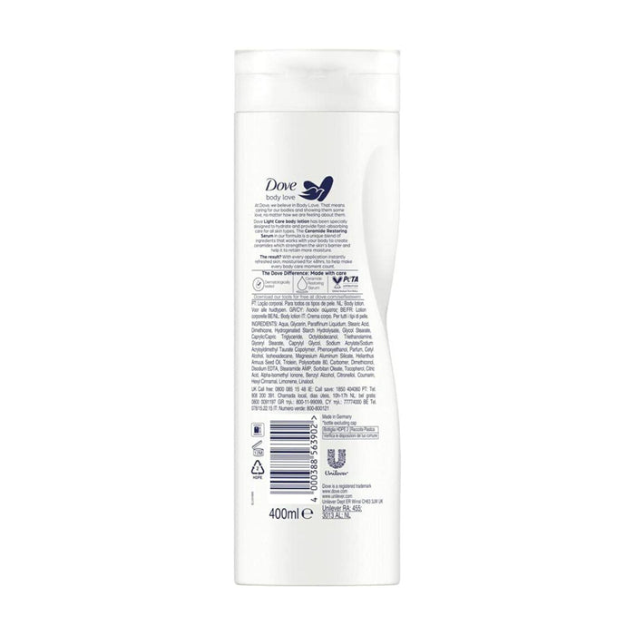 Dove Body Love Light Care Body Lotion 400ml
