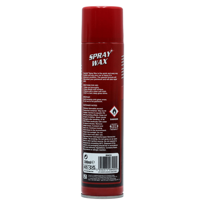 Car Pride Spray Wax (600ml)