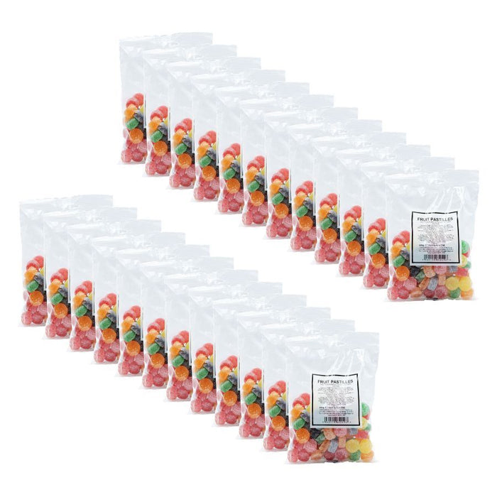 Fruit Pastilles Flavoured Gums With Sugar Coating Bumper Value Bag (24 x 250g)